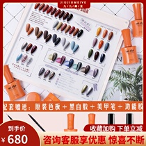 Ke Mi Sha 48 color Japanese nail polish 2019 new autumn and winter fashion color nail salon special light therapy glue set
