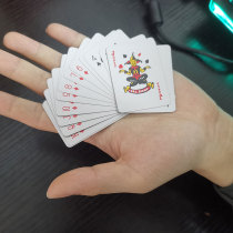 Mini Poker Palm Poker Tours Portable Cute Little Playing Cards 54 Cards Children Students Adult Creativity