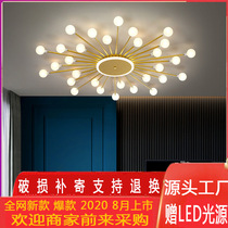  Ceiling lamp Living room lamp Simple modern atmosphere led ceiling lamp Bedroom lamp Nordic creative personality lamp lighting