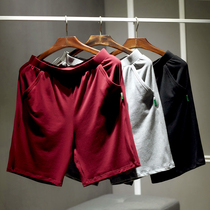 Summer Cotton pajama pants mens five-point home shorts thin loose size beach pants home sports casual pants