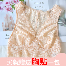Domestic love MLi all lace without full cup thin without button vest breathable beautiful background breast W020