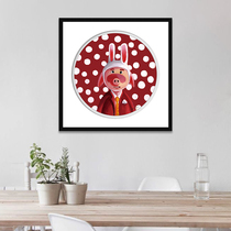 (Limited 200 edition) Chen Jianzhou Pig Bajie No3 limited edition painting with 58 * 58cm decorative painting