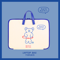 Microsoft surface12 3 inch pro6 5 4 cartoon bag laptop portable book2 notebook 13 5 cute hipster 14macboo