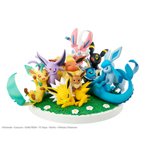 MegaHouse Hand-made GEM Elf Pokémon Pet Ibrahimovic Family set Toy Pokemon model