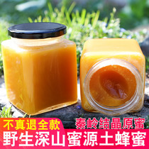 Honey pure Qinling soil honey wild honey source natural farmhouse hundred nectar self-produced peak honey crystal honey deep mountain