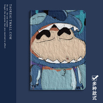 New ipad8 protective sleeve mini6 silicone gel 3 ninth generation air4 with pen slot pro11 inch flat 7 housing 5 generation 2021 crayons small new oil painting 9 cute three-fold book