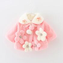 baby girl winter coat kids jacket children cashmere coats