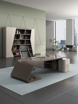 Desk Boss Desk President Desk Simple Modern Executive Desk Atmospheric Manager Desk Chair Combination Office Furniture