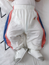 British next kid crayon small new baby anti-mosquito pants summer thin section baby loose pants summer bloomers