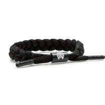 RASTACLAT official lion cub reflective series SHADOW dark black classic shoelace bracelet