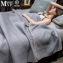Blanket Summer Thin Air Conditioning Blanket Single Ice Silk Small Quilt Towel Blanket Spring Autumn Sofa Cover Blanket Office Cool Blanket