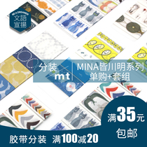 Dispensed Japanese mt washi tape Akira Kukawa Size wings Swallows Silver drum Soda smiley face Yellow butterfly pull ring