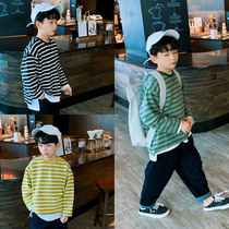 Clearance does not return the boys clothes tide childrens clothing childrens striped thin velvet jacket