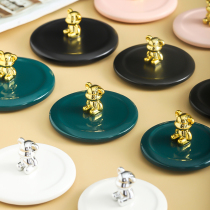 Ceramic cup cover large-caliber general-purpose Mark cup cover universal glass cup dust resistant cover round single-sell water cup lid