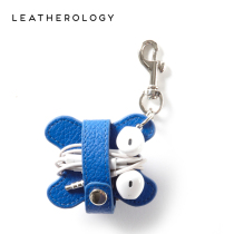 Leatherology Genuine Leather Digital Earner Wire Containing Twister Leather Winder Leather Winder wire winder Hanging