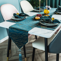 Dream Romance people table Flag Nordic style modern minimalist light extravagant table flag cloth upscale luxury TV cabinet strip fabric