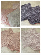 Japan YUAN single foreign trade belly lifting hip beauty light pressure micro shaping Triangle flat corner jacquard underwear women