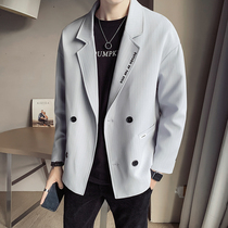 2022 Spring Autumn Season New short suit jacket Mens Korean version trendy suit jacket for mens casual jacket