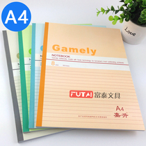 Jiashunda notebook A4 soft copy notebook a4 business notepad big practice book thick registration book