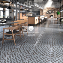 Minimalist Personality Industrial Wind Tiles Indoor Bar Metal Texture Tiles Iron Rust Imitation Ancient Wall Brick Non-slip 600