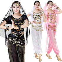 New belly dance performance suit set practice suit Tianzhu girl Indian dance stage competition suit Adult