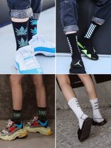 mei zi male long mei high trend cotton summer thin sweat deodorant basketball brand stockings male long socks