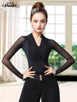 Dambao Luos new female adult Latin dance one-piece blouses training to wear a sexy dance dress on the Moden Dance
