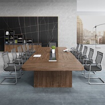 Meeting table and chair combination simple modern conference table long table office rectangular negotiation table reception table large table