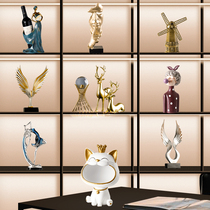 Creative living room decoration ornaments Home accessories Wine cabinet TV cabinet Nordic modern light luxury small crafts Office