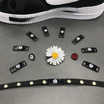 AJ1AF1 accessories canvas shoes fit flower brooch shoe buckle decoration shoelace casual shoes GD hole buckle small daisy