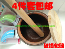Hakka Specialty Leicha Leicha Bowl Leicha Stick Leicha Pot Tooth Bowl Leicha Grinding Tool Set 