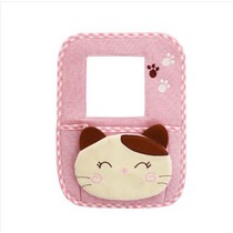 Hanging bag switch sticker storage charging pocket switch cover mobile phone pocket socket decorative fabric protective cover