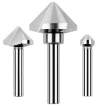 Three-edged single-edged chamfering knife deburring drilling machine with chamferer 90 degree reamer manual stainless steel round hole countersink