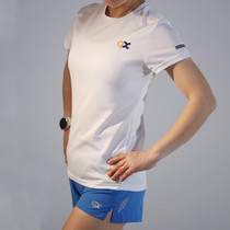 Qixin quick-drying clothes T-shirt womens new training clothes mesh breathable round neck fitness running sports slim short sleeves