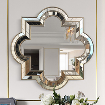 European Beauty Club decorative mirror porch mirror hall bathroom mirror makeup mirror art mirror simple mirror