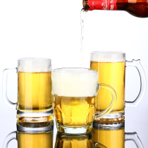 Beer cup beer mug creative with a glass home large capacity thick tea cup bar personality wine glass