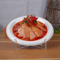 Simulation Gourmet Model Fake Dish Decoration Pendulum Pieces Cool Vegetable Couple Lung Sheet Props Show 3D Solid Menu Resin