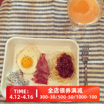 Spot Japan imported Noda enamel plate plate dining plate dish cake plate