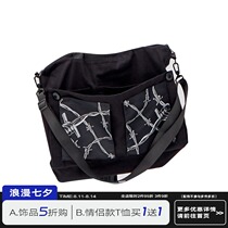 PCLP(PERCLIPS) THORNS PATCH Multi-function bag Foldable canvas bag Messenger bag Handbag