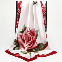 Hangzhou Silk Scarves Lady Great Fang Towel Mid Aged Mother Spring Fall Style 100 Lap Scarves Shawl Scarves Scarves