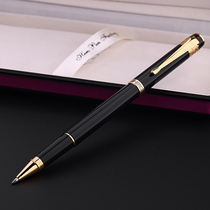 Hero brand 55 signature pen business high-end male and female office signature pen 0 5 metal ball pen black water pen student gel pen advertising pen custom logo free lettering