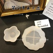 Fans handmade shop diy glue drop mold plate table leaf texture shell mirror silicone mold