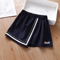 Girl Short Skirt Summer 2022 New Foreign Air Outwear 100 Hitch Childrens Summer Small Child Thin Section Summer Dress Halfbody Dress