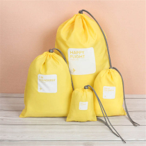 Travel Waterproof Cashier Bag Nylon Pumping Rope Bunches Pocket Inner Dress Pants Cashier Bag Clothing sorting and finishing packs Four sets