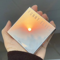funnyelves powder cake oil control make-up lasting concealer FE photosensitive makeup dry powder dry and wet powder powder loose powder