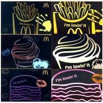 2014 McDonald's Melika fries burger cone membership card has expired collection full set of 3