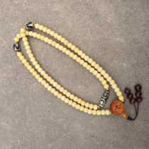 Original Tibetan Beads Necklace 108 Buddha Pearl natural primary deer Deer Bone Bucket Pearl Apple Round Pearl Bracelet Pendant Candida