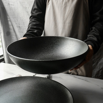 Ceramic oversized soup bowl sauerie fish plate boiled basin 5 liters 14 inch bowl 16 inch 18 inch large plate Hotel plate