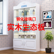 Display case glass door Cosmetic Commercial Display Case HAND OFFICE SHELF BEAUTY SALON THE MOTHER & BABY SHOP GIFT CABINET