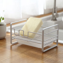 Wrought iron kitchen rack floor split drain rack bathroom supplies countertop household sink sponge wipe storage rack